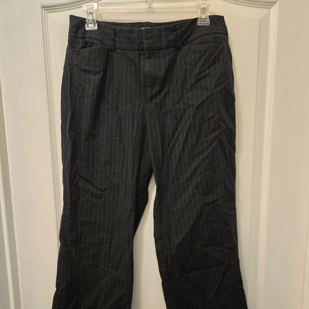 Grey Pinstripe Slacks